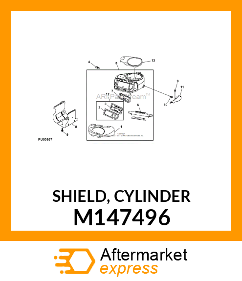 SHIELD, CYLINDER M147496