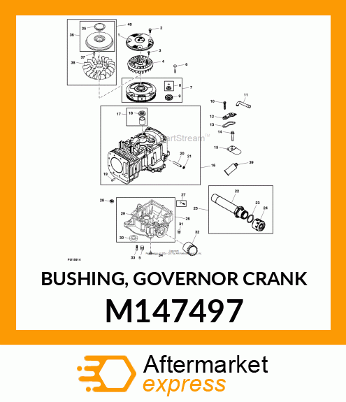 BUSHING, GOVERNOR CRANK M147497