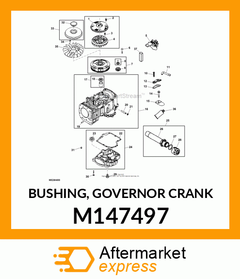 BUSHING, GOVERNOR CRANK M147497