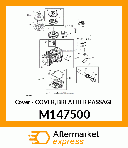 Cover Breather Passage M147500