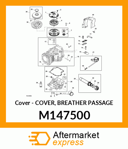 Cover Breather Passage M147500