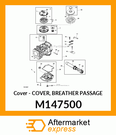 Cover Breather Passage M147500