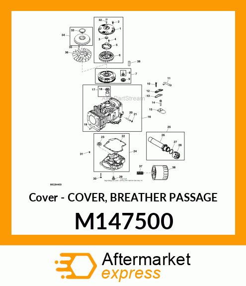 Cover Breather Passage M147500