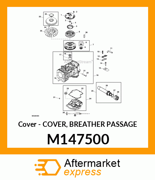 Cover Breather Passage M147500