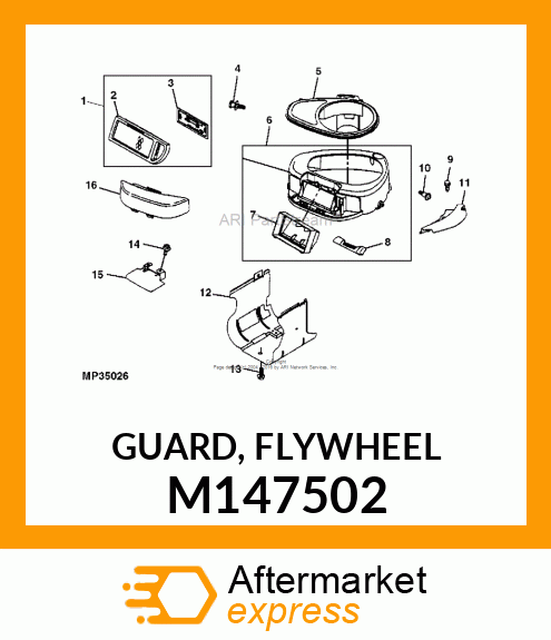 GUARD, FLYWHEEL M147502