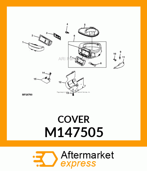 RETAINER, AIR FILTER M147505