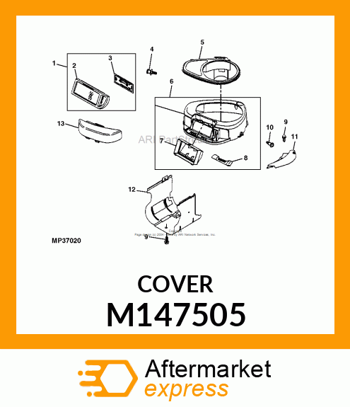 RETAINER, AIR FILTER M147505