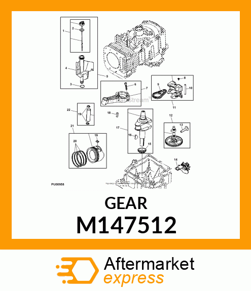 GEAR, TIMING M147512