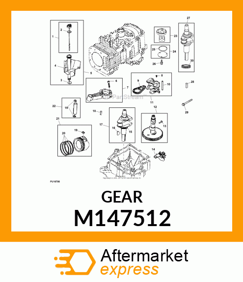 GEAR, TIMING M147512