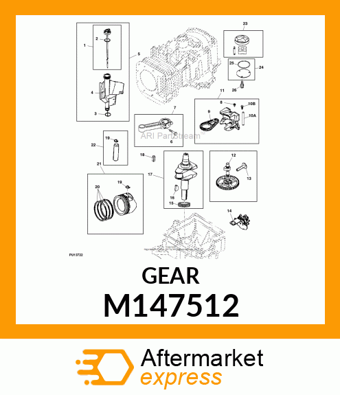 GEAR, TIMING M147512