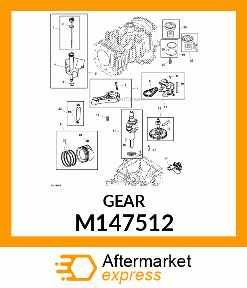 GEAR, TIMING M147512