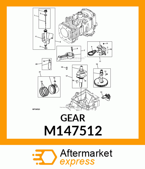 GEAR, TIMING M147512