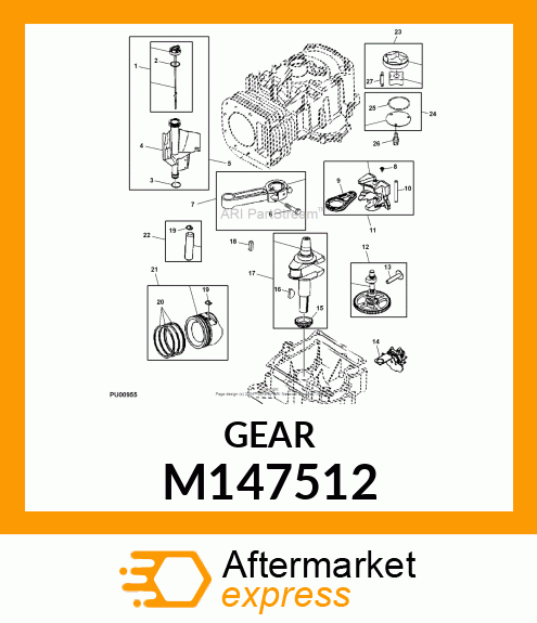 GEAR, TIMING M147512