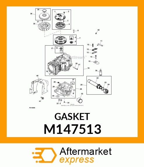 GASKET, CRANKCASE M147513