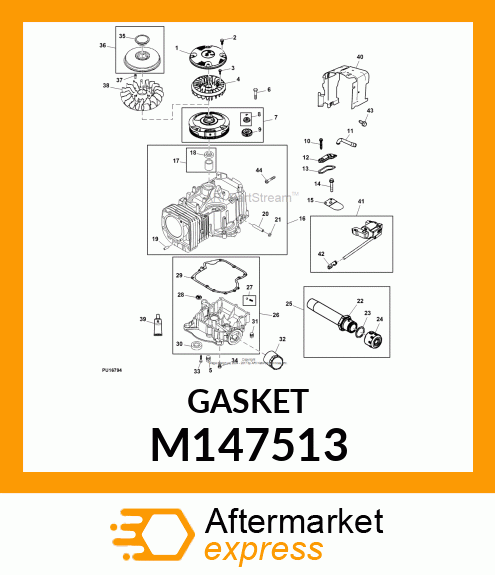 GASKET, CRANKCASE M147513