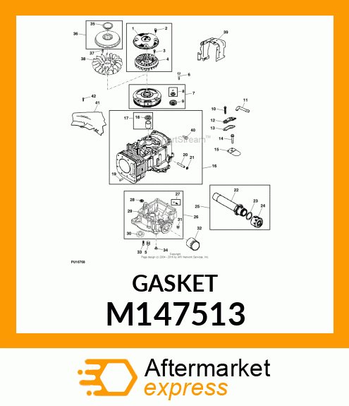 GASKET, CRANKCASE M147513