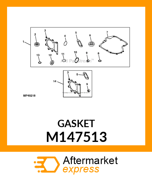 GASKET, CRANKCASE M147513