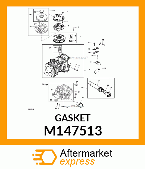 GASKET, CRANKCASE M147513