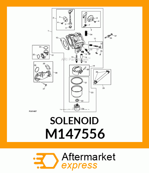 SOLENOID, FUEL M147556