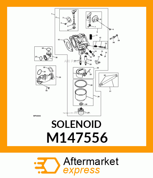 SOLENOID, FUEL M147556