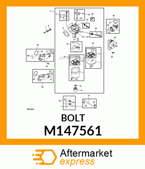 SCREW, FUEL PUMP M147561