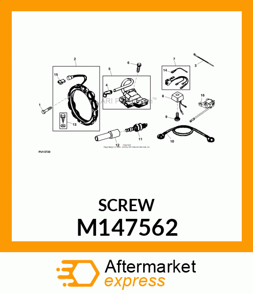 SCREW, SCREW, REGULATOR M147562