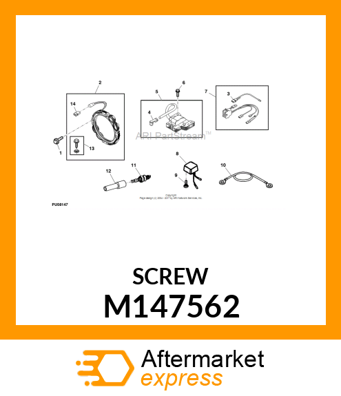 SCREW, SCREW, REGULATOR M147562