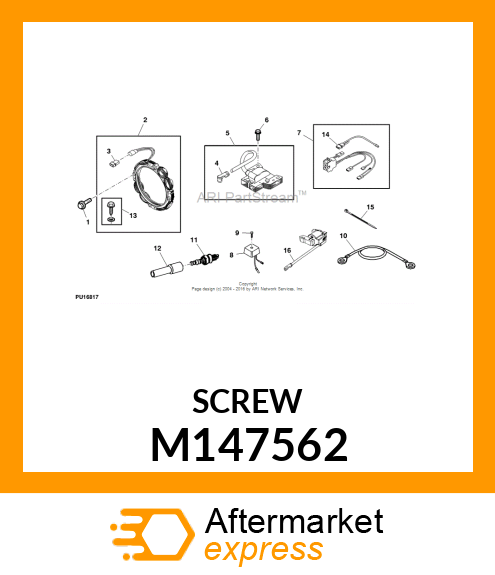 SCREW, SCREW, REGULATOR M147562