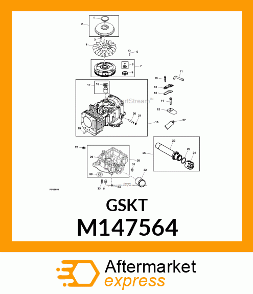 GASKET, GASKET, BREATHER M147564