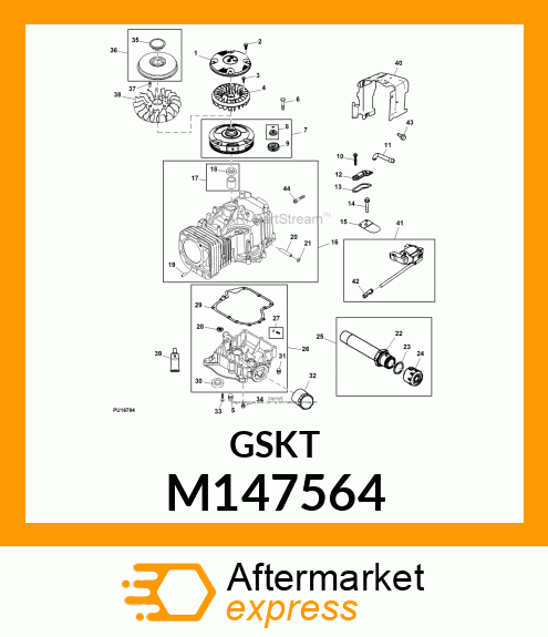 GASKET, GASKET, BREATHER M147564