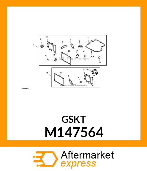 GASKET, GASKET, BREATHER M147564