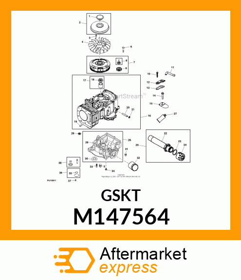 GASKET, GASKET, BREATHER M147564