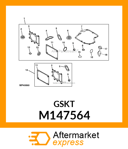 GASKET, GASKET, BREATHER M147564