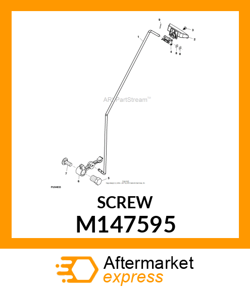 SCREW, SCREW, M4 PLASTIC TAPPING M147595