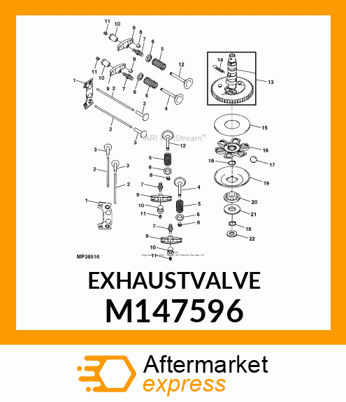 VALVE, EXHAUST M147596