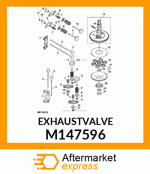 VALVE, EXHAUST M147596