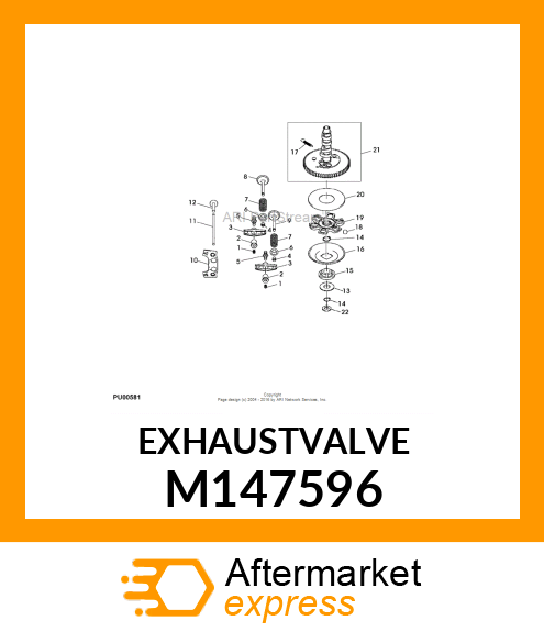 VALVE, EXHAUST M147596