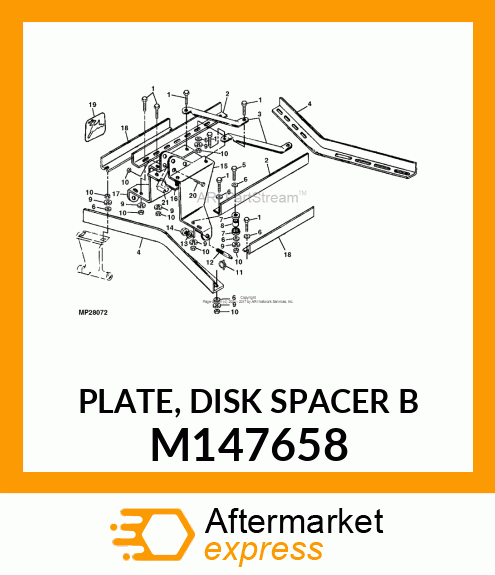 PLATE, DISK SPACER B M147658