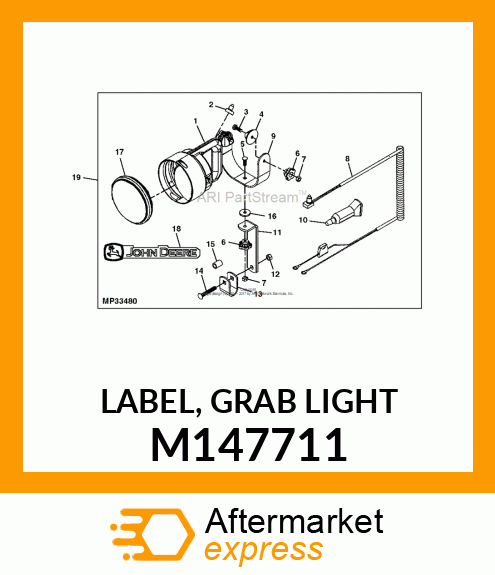 LABEL, GRAB LIGHT M147711