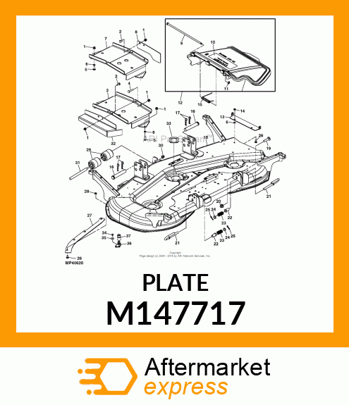 DEFLECTOR, BAFFLE, BLOWOUT (62C) M147717