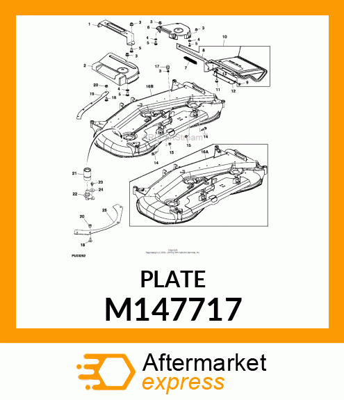 DEFLECTOR, BAFFLE, BLOWOUT (62C) M147717