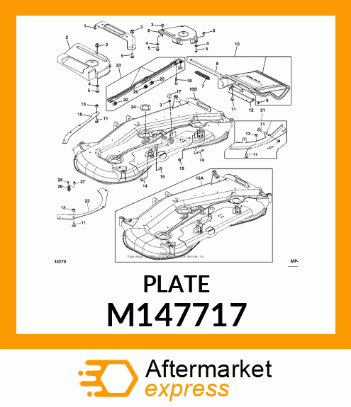 DEFLECTOR, BAFFLE, BLOWOUT (62C) M147717