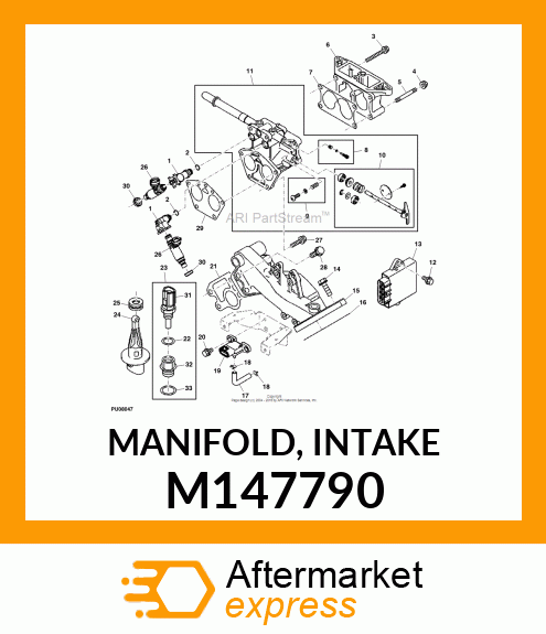 MANIFOLD, INTAKE M147790