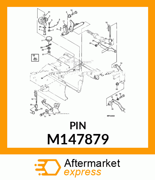 PIN, DEPTH STOP M147879