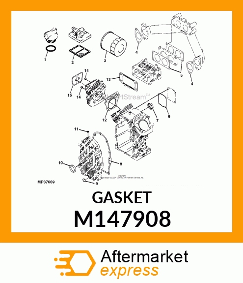 GASKET, HEAD M147908