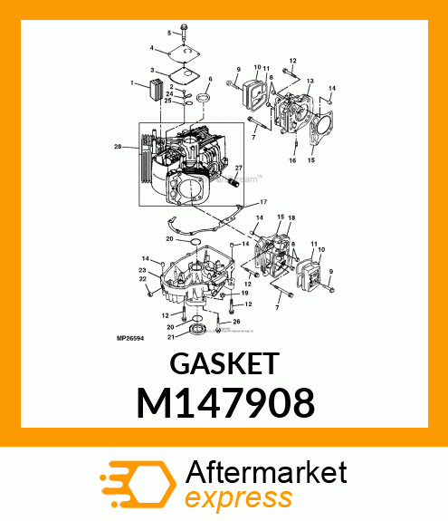 GASKET, HEAD M147908