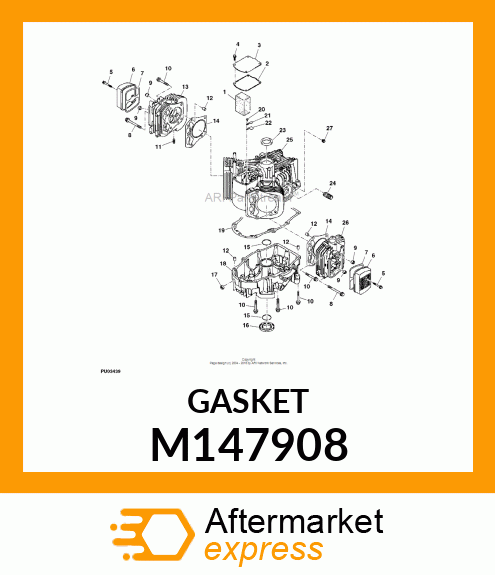 GASKET, HEAD M147908