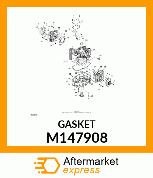 GASKET, HEAD M147908