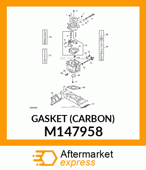 GASKET (CARBON) M147958