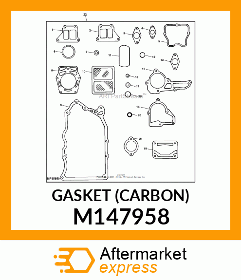 GASKET (CARBON) M147958